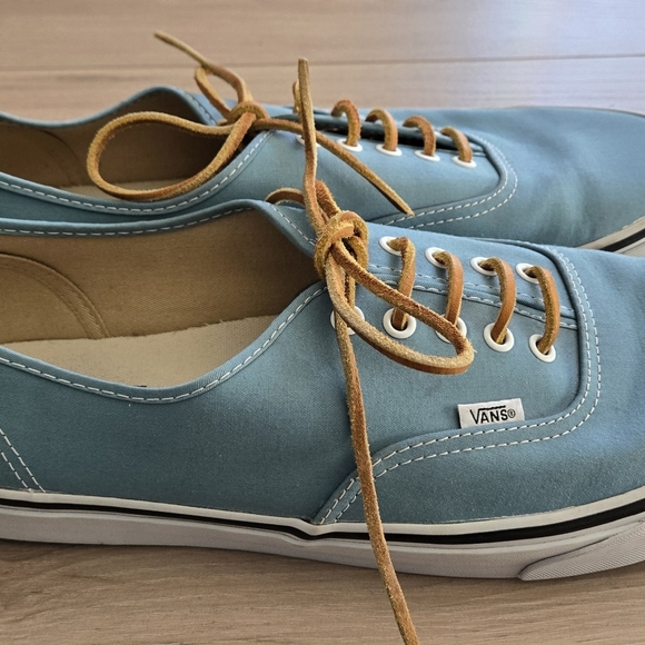 Mens Van's blue Authentic Brushed twill sneaker - Picture 2 of 8